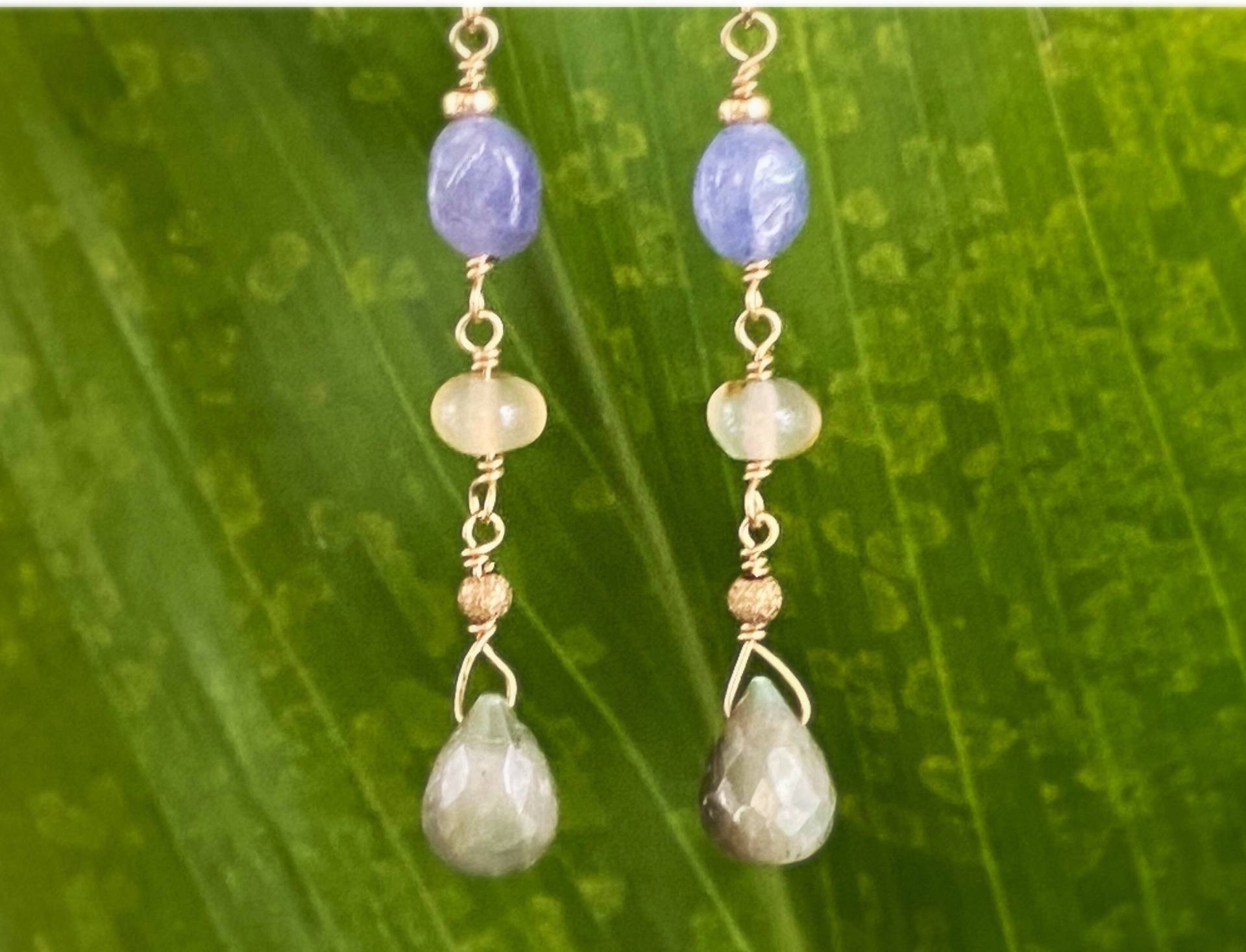 Tansanit Chrysoberyll Ohrringe von KailuaBuilt