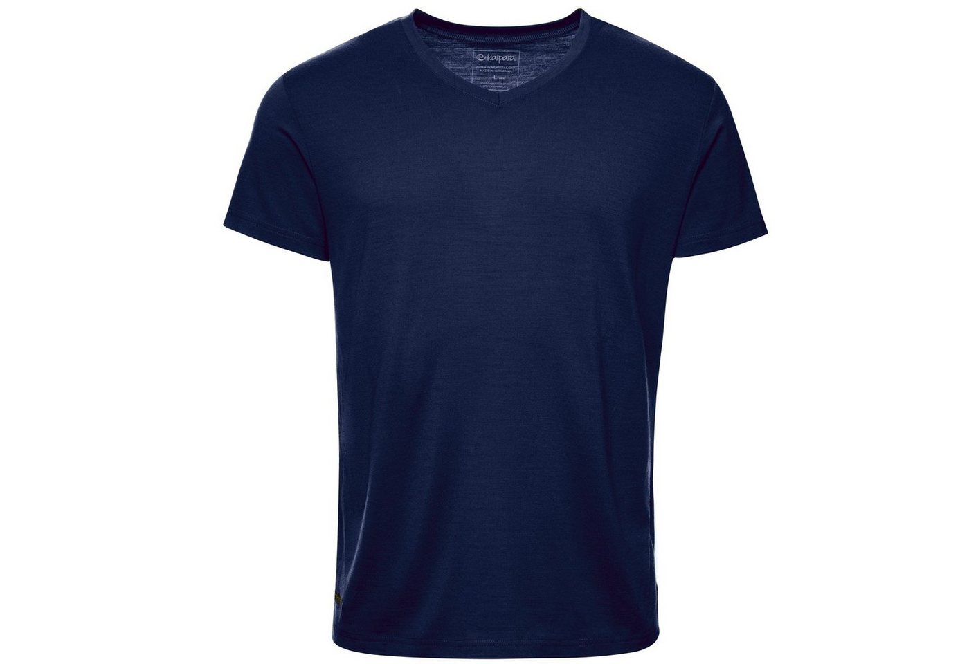 Kaipara - Merino Sportswear Funktionsshirt Merino Shirt Herren Kurzarm Regularfit V-Neck 200 (1-tlg) aus reiner Merinowolle Made in Germany von Kaipara - Merino Sportswear