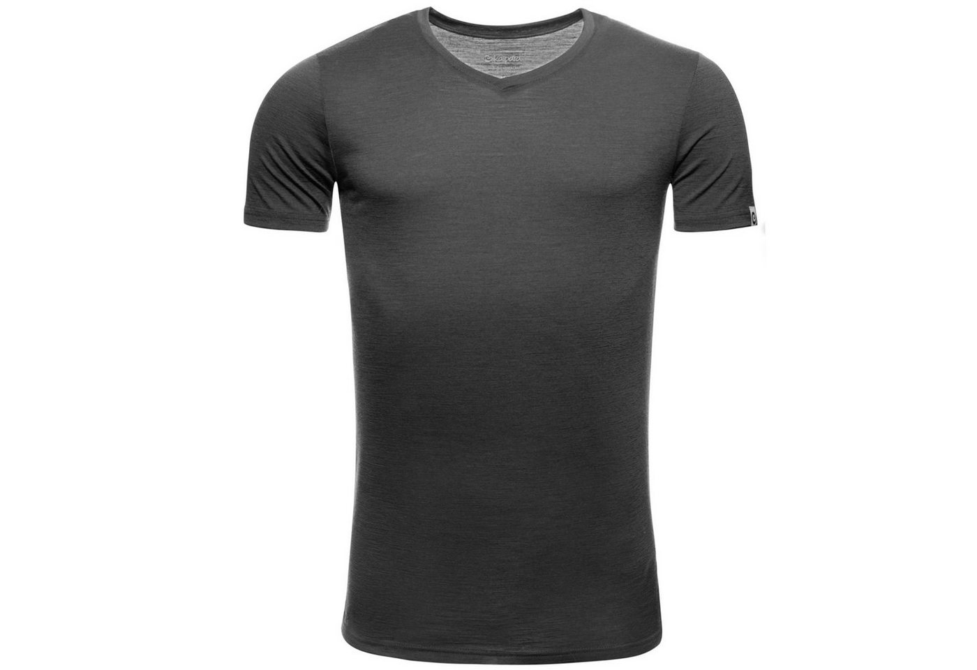 Kaipara - Merino Sportswear Funktionsshirt Merino Shirt Herren Kurzarm Slimfit V-Neck 150 (1-tlg) aus reiner Merinowolle Made in Germany von Kaipara - Merino Sportswear