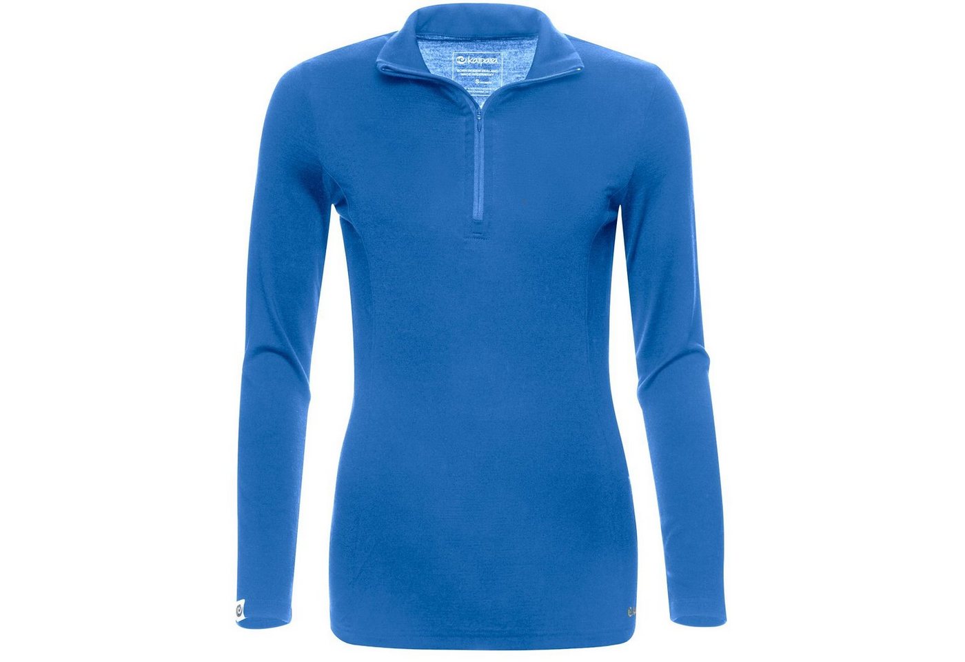 Kaipara - Merino Sportswear Funktionsshirt Merino Zip-Neck Damen Slimfit 200 (1-tlg) aus reiner Merinowolle Made in Germany von Kaipara - Merino Sportswear