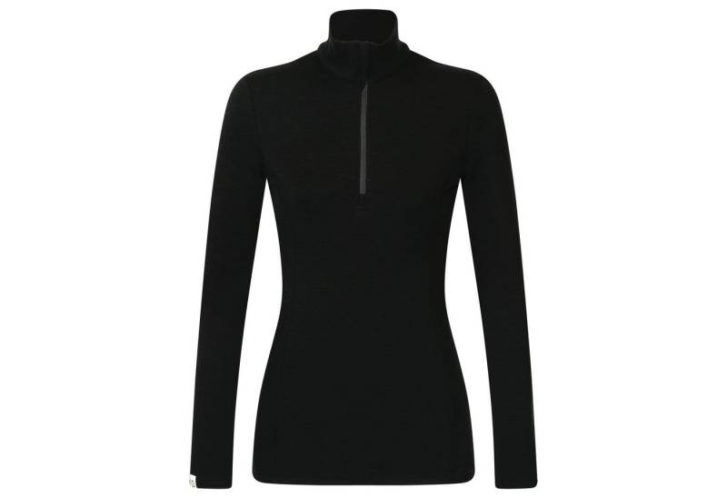 Kaipara - Merino Sportswear Funktionsshirt Merino Zip-Neck Damen Slimfit 250g extrawarm (1-tlg) aus reiner Merinowolle Made in Germany von Kaipara - Merino Sportswear