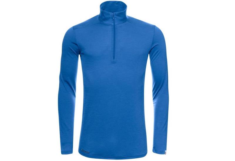 Kaipara - Merino Sportswear Funktionsshirt Merino Zip-Neck Herren Slimfit 150 (1-tlg) aus reiner Merinowolle Made in Germany von Kaipara - Merino Sportswear