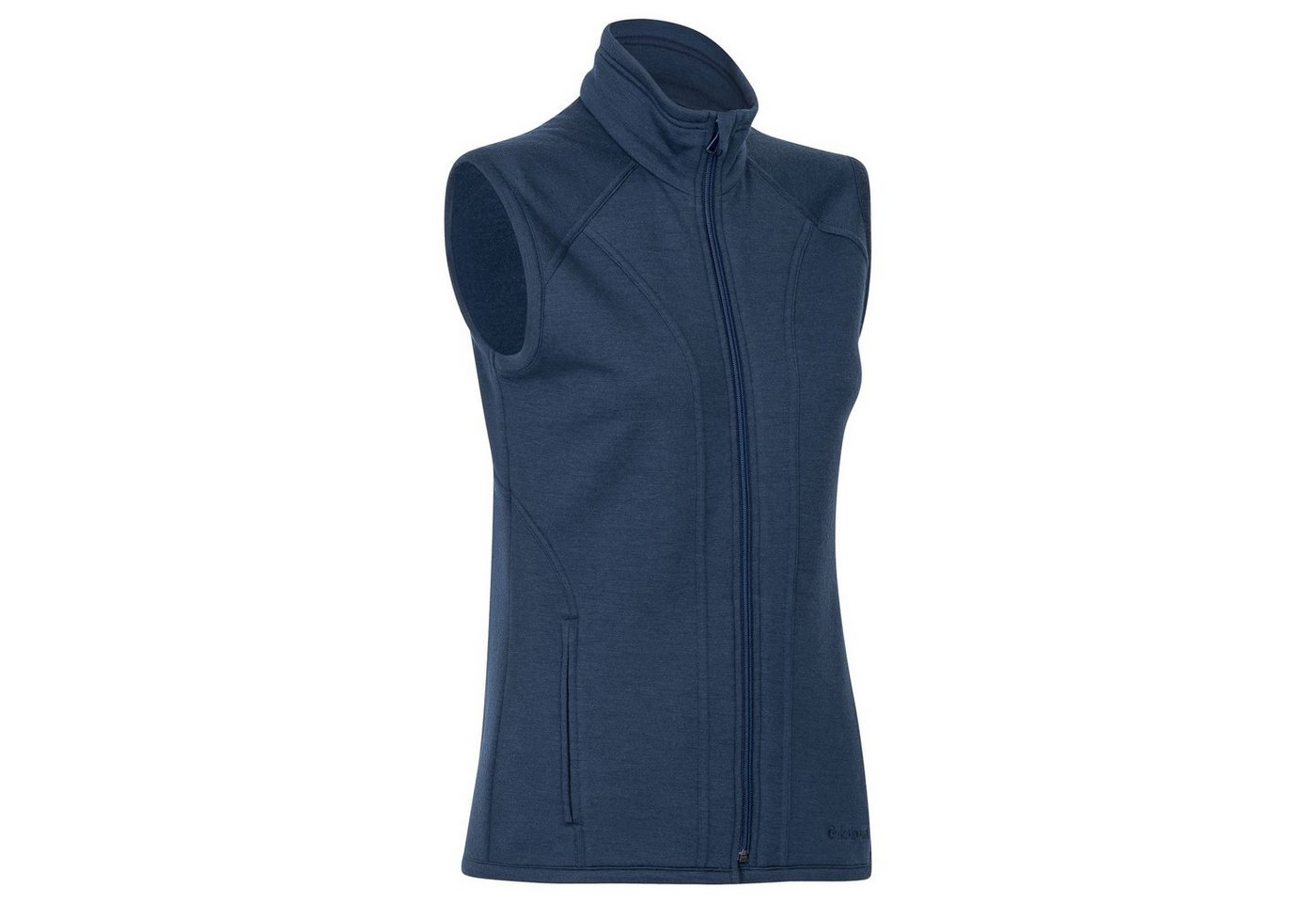 Kaipara - Merino Sportswear Hoodie Merino Stehkragen Sweat Weste Damen 270g (1-tlg) aus reiner Merinowolle Made in Germany von Kaipara - Merino Sportswear