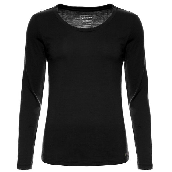 Kaipara - Merino Sportswear Merino Shirt Langarm Regularfit 150 Damen weiter Halsausschnitt von Kaipara - Merino Sportswear