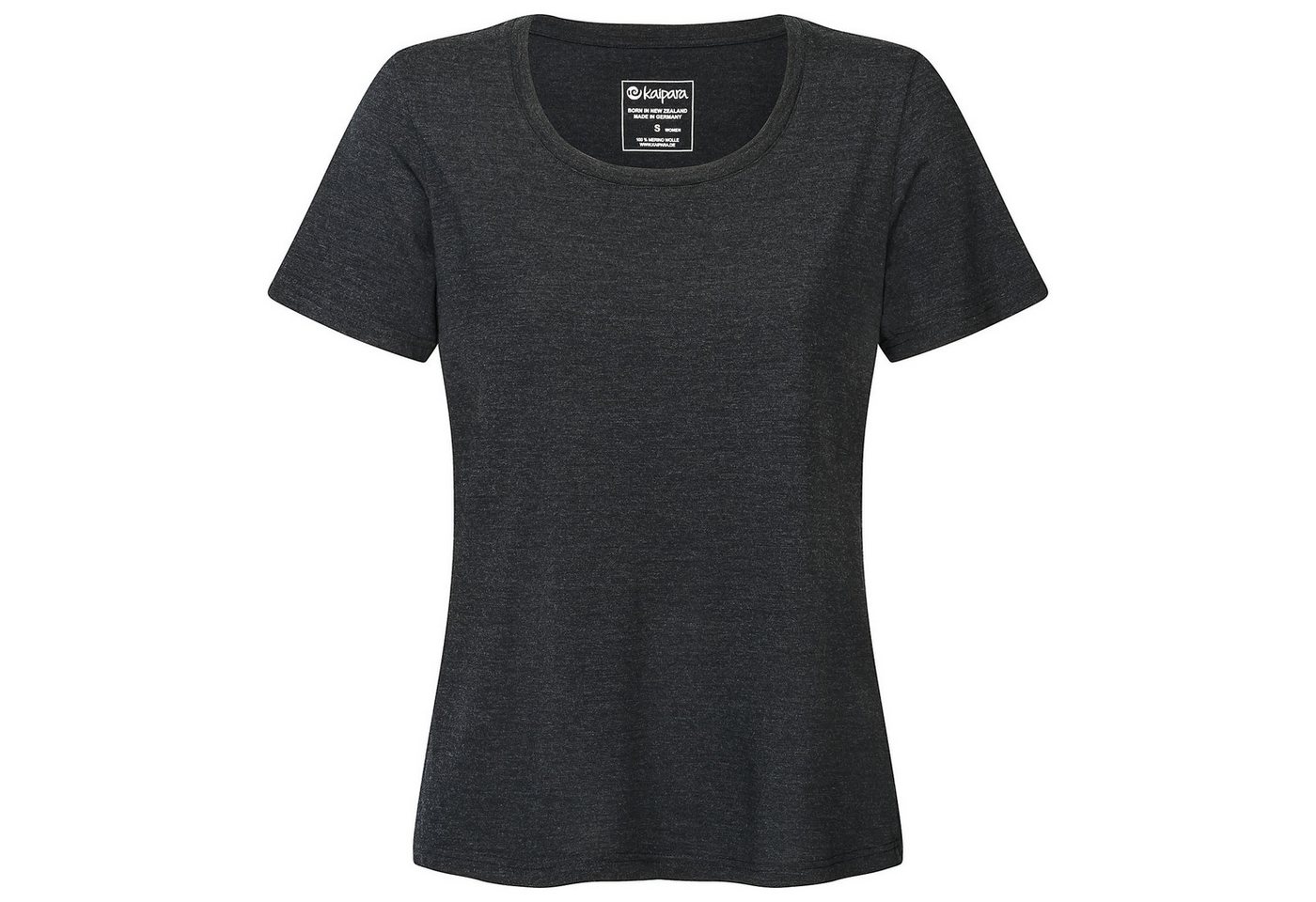 Kaipara - Merino Sportswear Kurzarmshirt URBAN Merino Shirt Damen Kurzarm Regular 200 weiter Ausschnitt (1-tlg) aus reiner Merinowolle Made in Germany von Kaipara - Merino Sportswear