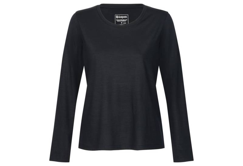 Kaipara - Merino Sportswear Longsleeve URBAN Merino Longsleeve Damen Regular 200g warm weiter Halsausschnitt (1-tlg) aus reiner Merinowolle Made in Germany von Kaipara - Merino Sportswear