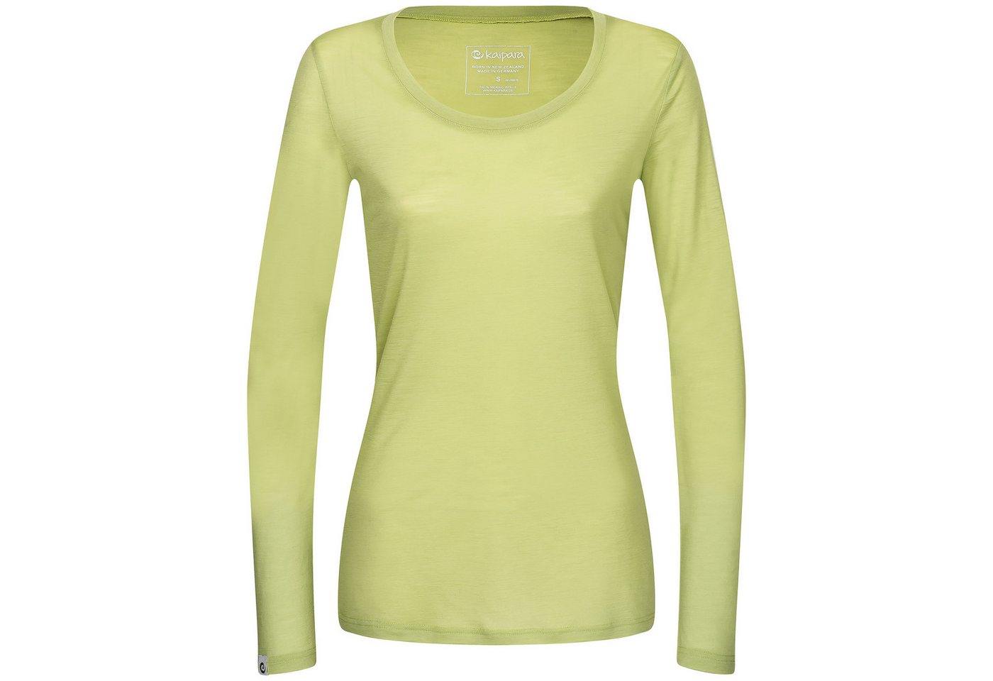 Kaipara - Merino Sportswear Longsleeve Merino Longsleeve Damen Rundhals Slimfit 150 (1-tlg) aus reiner Merinowolle Made in Germany von Kaipara - Merino Sportswear
