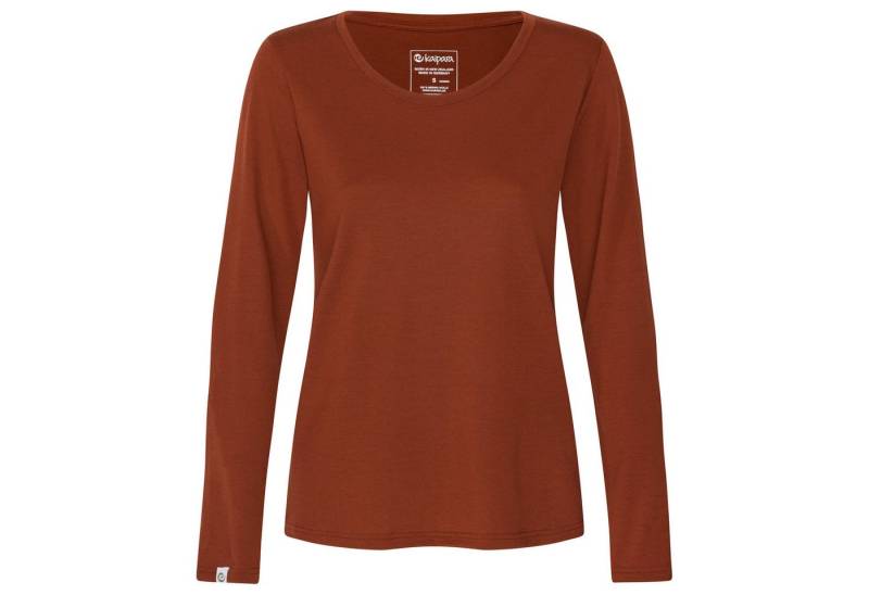 Kaipara - Merino Sportswear Longsleeve Merino Longsleeve Damen weiter Rundhals Regular 200 (1-tlg) aus reiner Merinowolle Made in Germany von Kaipara - Merino Sportswear