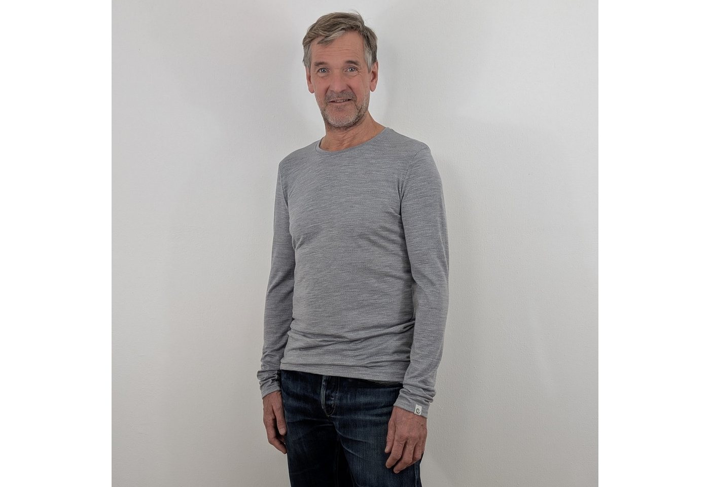 Kaipara - Merino Sportswear Longsleeve Merino Longsleeve Herren Slimfit 200 (1-tlg) aus reiner Merinowolle Made in Germany von Kaipara - Merino Sportswear