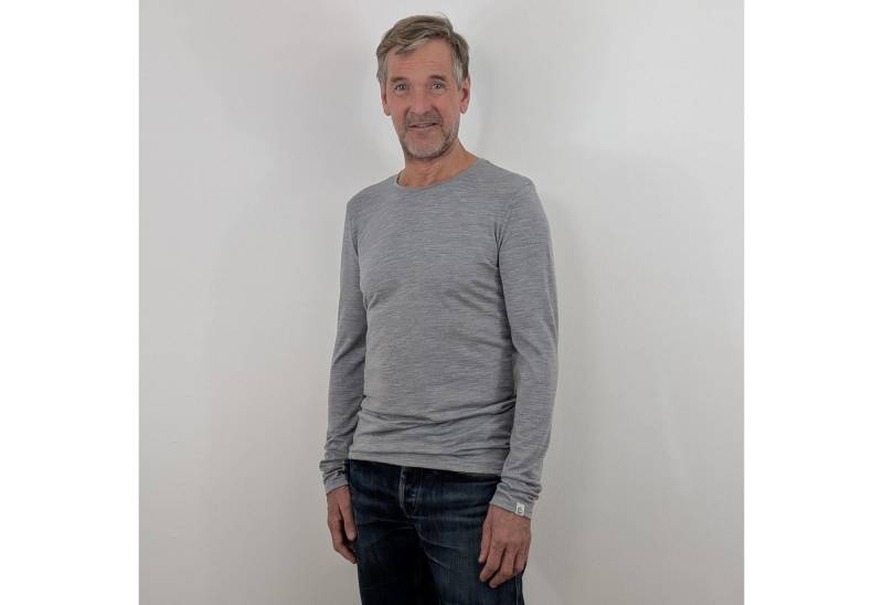 Kaipara - Merino Sportswear Longsleeve Merino Longsleeve Herren Slimfit 200 (1-tlg) aus reiner Merinowolle Made in Germany von Kaipara - Merino Sportswear
