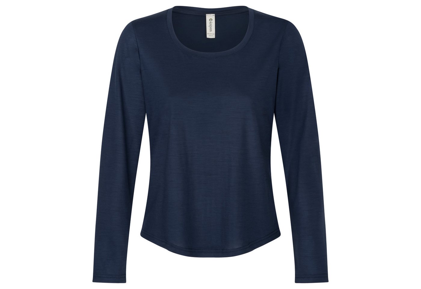 Kaipara - Merino Sportswear Longsleeve URBAN Merino Shirt Damen Kurzarm Regular 150 weiter Ausschnittt (1-tlg) aus reiner Merinowolle Made in Germany von Kaipara - Merino Sportswear