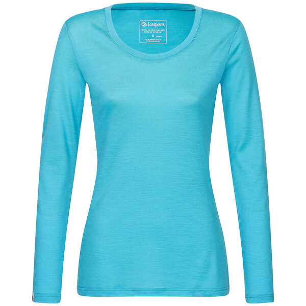 Kaipara - Merino Sportswear Merino Langarmshirt Slimfit 200 weiter Rundhals Damen von Kaipara - Merino Sportswear