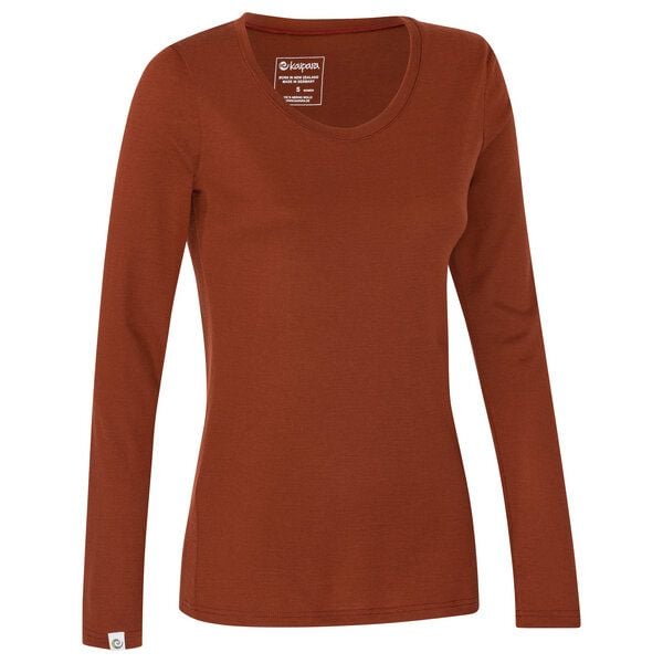 Kaipara - Merino Sportswear Merino Langarmshirt Slimfit 200 weiter Rundhals Damen von Kaipara - Merino Sportswear
