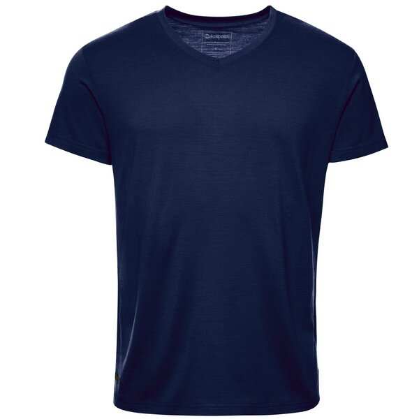 Kaipara - Merino Sportswear Merino Shirt Herren Kurzarm Regular V-Neck 200 von Kaipara - Merino Sportswear