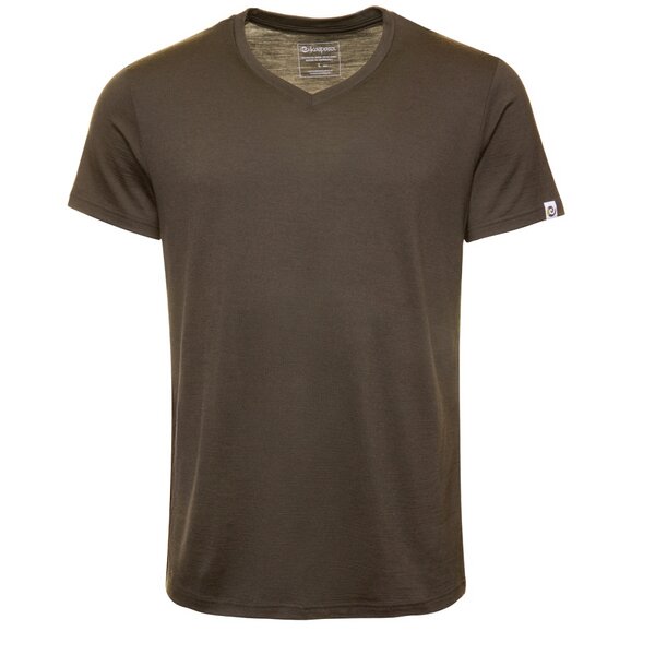 Kaipara - Merino Sportswear Merino Shirt Herren Kurzarm Regularfit V-Neck 150 von Kaipara - Merino Sportswear