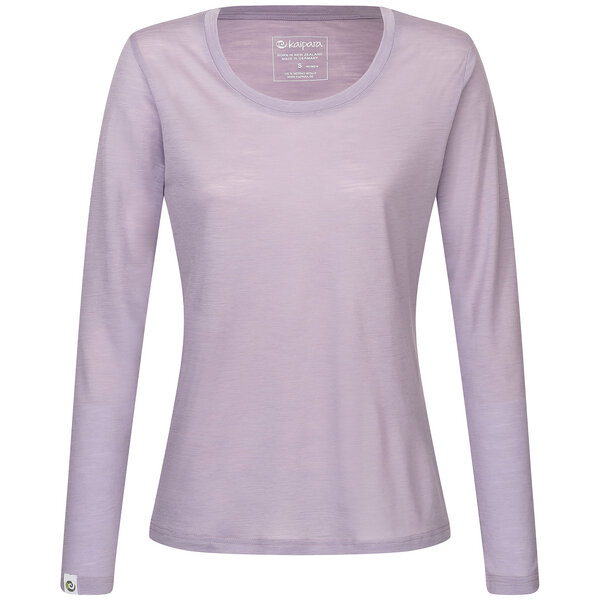 Kaipara - Merino Sportswear Merino Shirt Langarm Regularfit 150 Damen weiter Halsausschnitt von Kaipara - Merino Sportswear