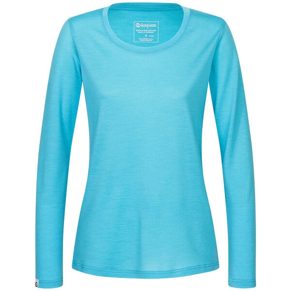 Kaipara - Merino Sportswear Merino Shirt Langarm Regularfit 200 weiter Halsausschnitt Damen von Kaipara - Merino Sportswear