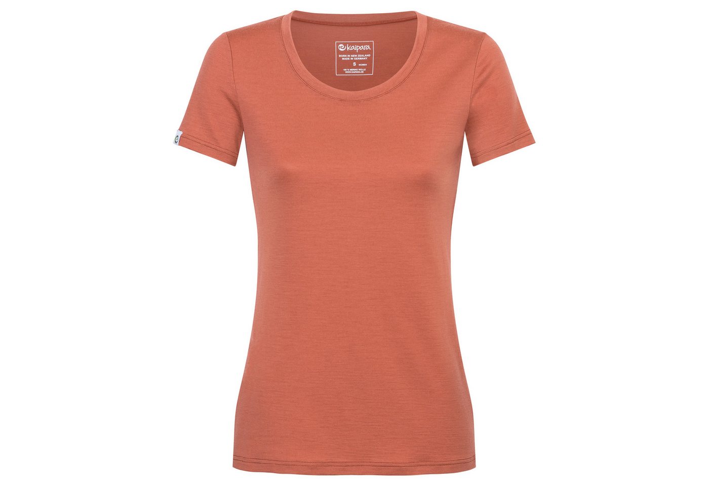 Kaipara - Merino Sportswear Rundhalsshirt Merino Shirt Damen Kurzarm Slimfit 200 (1-tlg) aus reiner Merinowolle Made in Germany von Kaipara - Merino Sportswear
