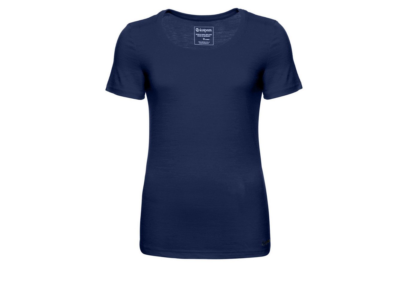 Kaipara - Merino Sportswear Funktionsunterhemd Merino Damen-Unterhemd Kurzarm Slimfit 150g light (1-St) aus reiner Merinowolle Made in Germany von Kaipara - Merino Sportswear