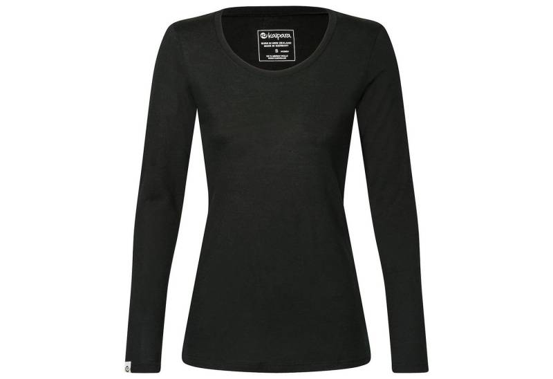 Kaipara - Merino Sportswear Thermounterhemd Merino Damen-Unterhemd langarm Rundhals Slimfit 200g warm (1-St) aus reiner Merinowolle Made in Germany von Kaipara - Merino Sportswear