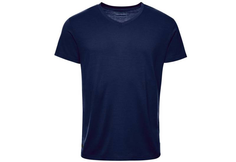 Kaipara - Merino Sportswear Thermounterhemd Merino Herren-Unterhemd Kurzarm Regularfit V-Neck 200g warm (1-St) aus reiner Merinowolle Made in Germany von Kaipara - Merino Sportswear