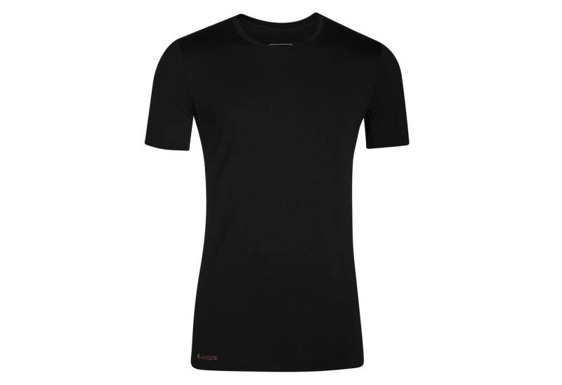 Kaipara - Merino Sportswear Thermounterhemd Merino Herren-Unterhemd Kurzarm Slimfit 200g warm (1-St) aus reiner Merinowolle Made in Germany von Kaipara - Merino Sportswear