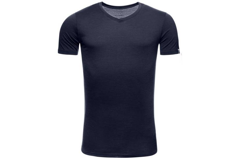 Kaipara - Merino Sportswear Funktionsunterhemd Merino Herren-Unterhemd Kurzarm Slimfit V-Neck 150g light (1-St) aus reiner Merinowolle Made in Germany von Kaipara - Merino Sportswear