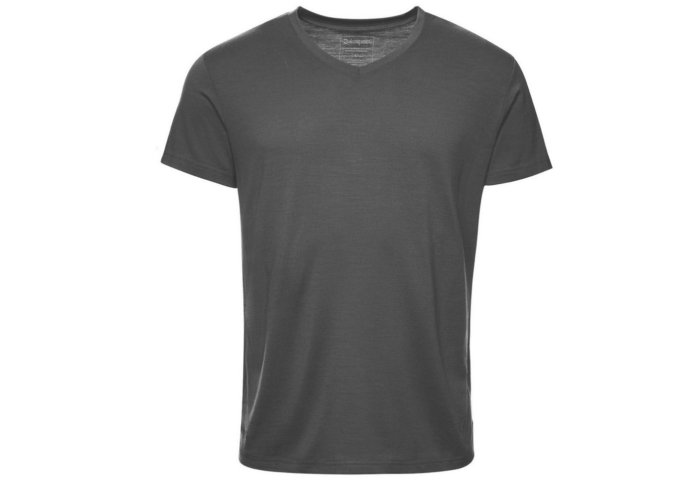 Kaipara - Merino Sportswear Unterhemd Merino kurzarm Unterhemd Herren Regularfit V-Neck 150 light (1-St) aus reiner Merinowolle Made in Germany von Kaipara - Merino Sportswear