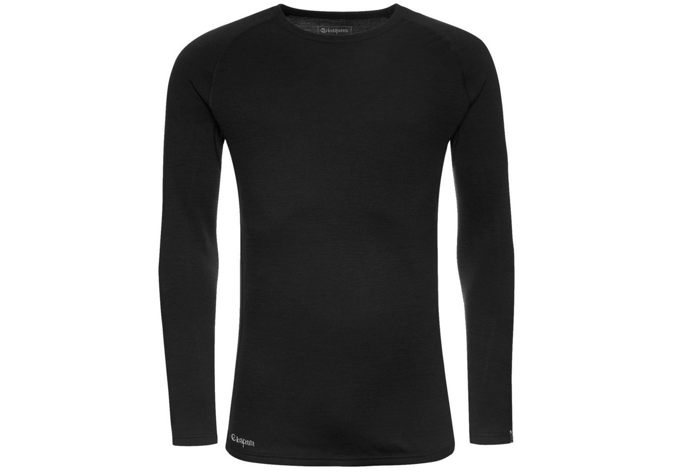 Kaipara - Merino Sportswear Unterhemd Merino Herren-Unterhemd langarm im Raglanschnitt Slimfit 250g (1-St) aus reiner Merinowolle Made in Germany von Kaipara - Merino Sportswear