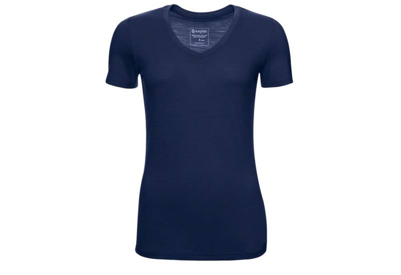 Kaipara - Merino Sportswear V-Shirt Merino Shirt Damen Kurzarm Slimfit V-Neck 150 (1-tlg) aus reiner Merinowolle Made in Germany von Kaipara - Merino Sportswear