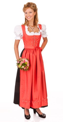 Kaiser Franz Josef Trachten Dirndl 3tlg. - TOPLITZSEE - koralle Größe 32 von Kaiser Franz Josef