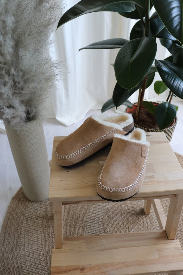 Kaiser Lammfell Pantolette Elli Hausschuh von Kaiser