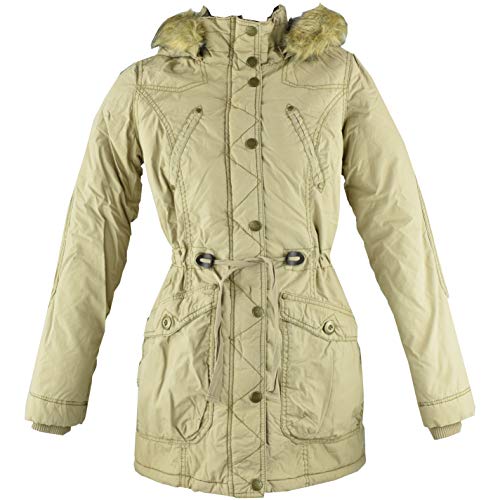 Kaiser24 Damen Winter Jacke Parka Trenchcoat (M (40), Parka Beige) von Kaiser24