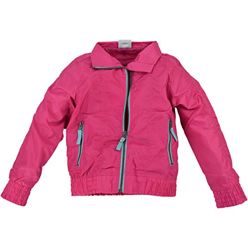 kaiser24 Atmungsaktive Regenjacke für Kinder, Winddicht und schmutzabweisend (122/128, rosa) von kaiser24