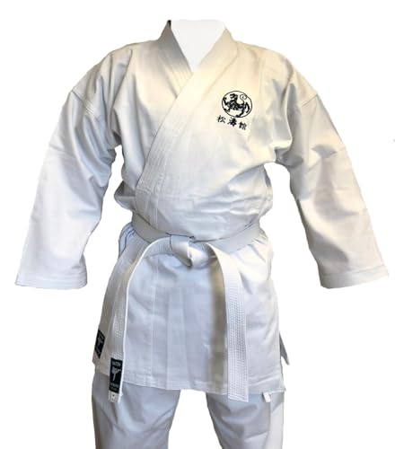 Kaiten Karateanzug Kodomo mit Shotokan Tiger + Kanji weiß (180) von Kaiten