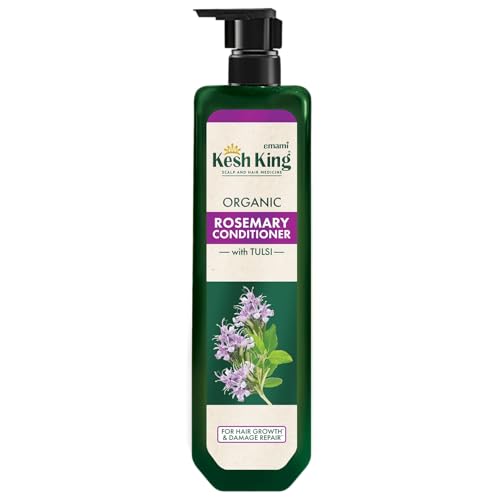 Kesh King Bio Rosmarin Conditioner 200 ml - Tulsi aus den Nilgiri-Bergen Für Haarwachstum & gesunde Kopfhaut | Bio-zertifiziert Ohne Silikone & Parabene mit Kajal Sticker Kesh King Bio Rosmarin Conditioner 200 ml - Tulsi aus den Nilgiri-Bergen Für Haarwachstum & gesunde Kopfhaut | Bio-zertifiziert Ohne Silikone & Parabene mit Kajal Sticker von Kajal