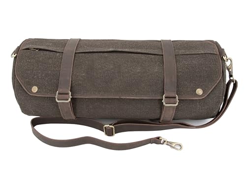 Kakadu Traders Australia Burro Jacket Bag- Gepäckrolle mit Trageriemen | Schultertasche in Ghost Gum Braun für Motorrad, Pferd, Freizeit von Kakadu Traders Australia