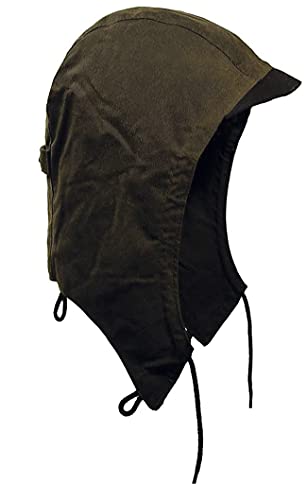 abnehmbare Kapuze | Mütze- Attachable Hood in braun passend zu Kakadu Oilskin Jacken von Kakadu Traders Australia