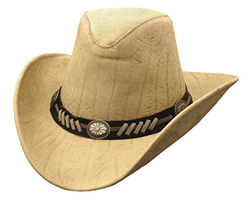 Kakadu Traders Australia Original Lederhut Cowboyhut Australien-Hut mit Krempe in verschiedenen Varianten und Farben für Damen, Herren und Kinder, UPF 50+ Sonnenschutz von Kakadu Traders Australia