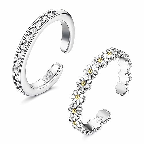 Kakonia 1-2Stück Zehenringe Damen Verstellbare Offene Zehenringe Strand Fußring Schmuck B1 Kakonia 1-2Stück Zehenringe Damen Verstellbare Offene Zehenringe Strand Fußring Schmuck B1 von Kakonia
