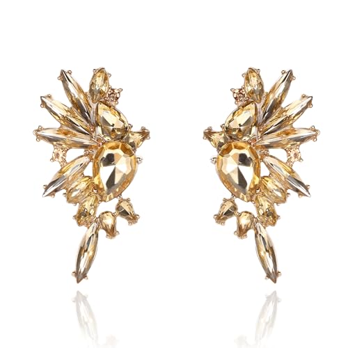 Kakonia Clip Ohrringe für Strass Ohrclips für Damen Non Pierced No Piercing Earrings Hypoallergen Fake Ohrringe Hängend Double Ohrringe Piercing für Damen Kakonia Clip Ohrringe für Strass Ohrclips für Damen Non Pierced No Piercing Earrings Hypoallergen Fake Ohrringe Hängend Double Ohrringe Piercing für Damen von Kakonia