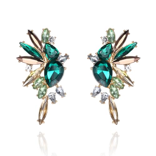 Kakonia Clip Ohrringe für Strass Ohrclips für Damen Non Pierced No Piercing Earrings Hypoallergen Fake Ohrringe Hängend Double Ohrringe Piercing für Damen Kakonia Clip Ohrringe für Strass Ohrclips für Damen Non Pierced No Piercing Earrings Hypoallergen Fake Ohrringe Hängend Double Ohrringe Piercing für Damen von Kakonia