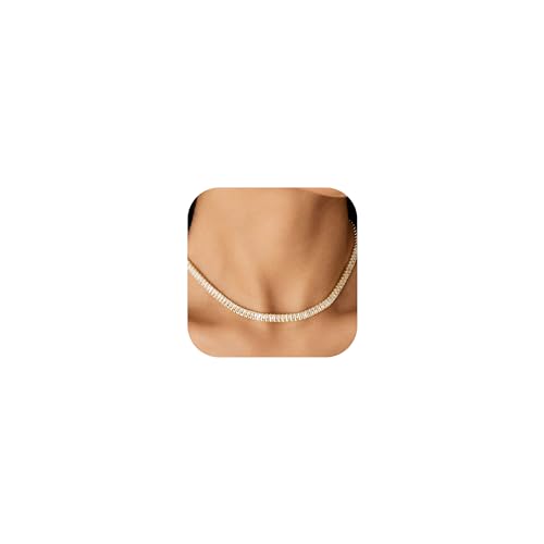 Kakonia Gold Chains Kette Damen,Layering Halsketten für Damen,Schlangenkette,Drehketten,Choker Kette Halskette Schmuck für Damen,1Pcs Toggle-Halskette Kakonia Gold Chains Kette Damen,Layering Halsketten für Damen,Schlangenkette,Drehketten,Choker Kette Halskette Schmuck für Damen,1Pcs Toggle-Halskette von Kakonia