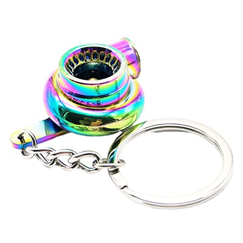 Kalastussaari Kreative Autoteile-Modelle drehen Turbo-Turboladerschlüsselkettenschlüsselkettenring-Ringbogen, Keychain von Kalastussaari