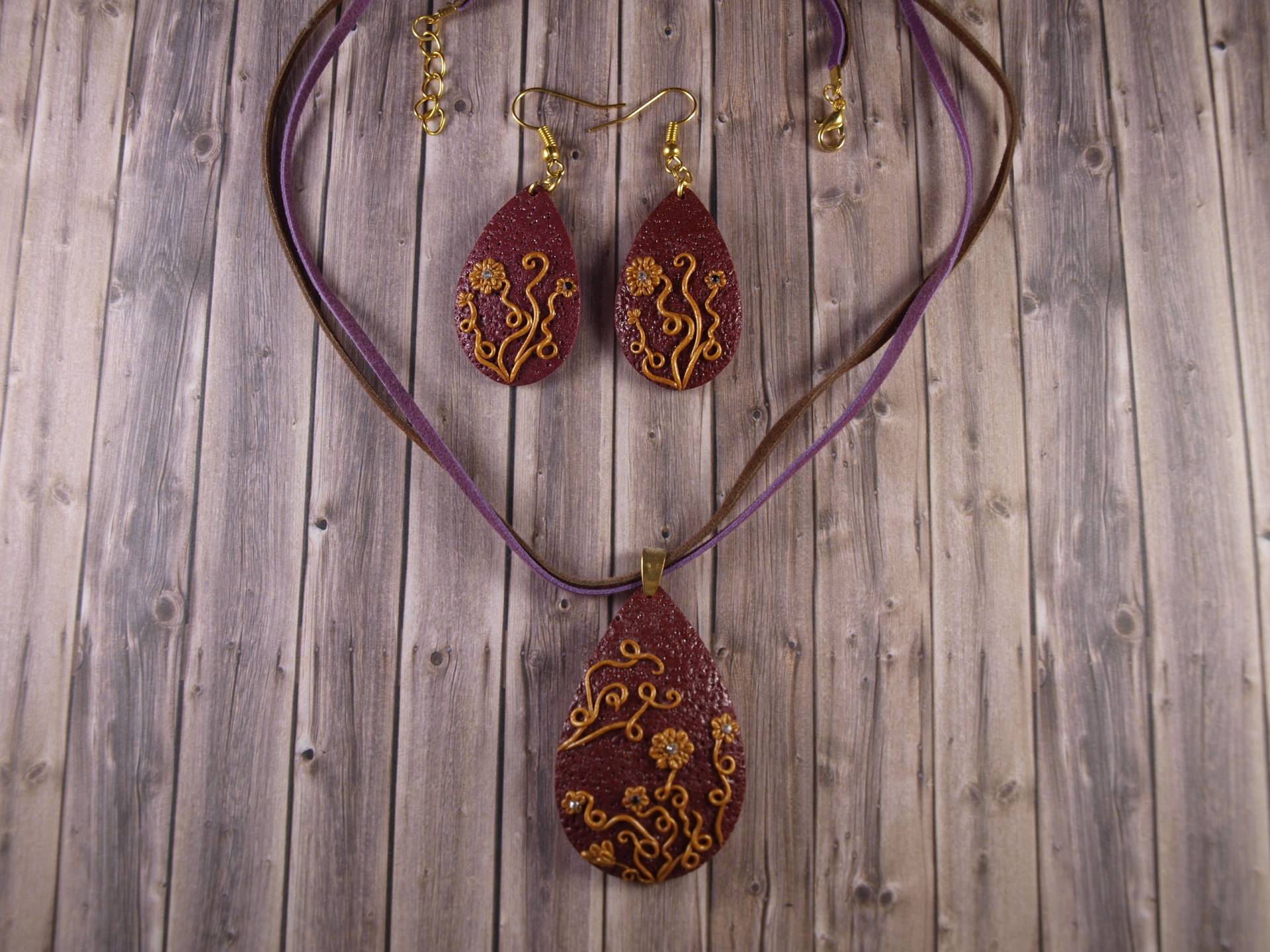 Jewellery. Jewellery Set. Schmuckset. Schmuck. Handmade Jewelry. Polymer Clay Mystik von KalatheyaJewellery