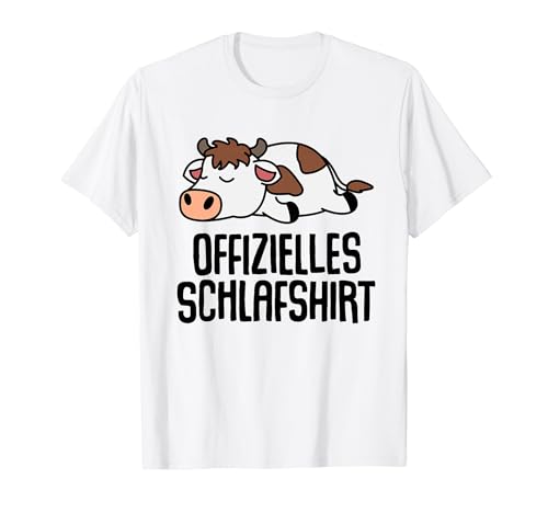 Offizielles Schlafshirt Herren Kuh Kalb Lustig Geschenk Fun T-Shirt von Kalb Kuh Shirt Schlafshirt Damen Lustige T-Shirts