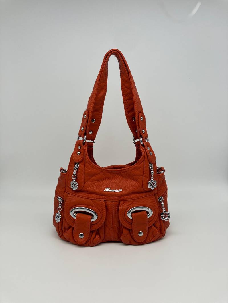 Handtasche Hobo Bag - Y2K-style Vintage-styleorange Vintage-style Lena Handtasche Hobo Bag - Y2K-style Vintage-styleorange Vintage-style Lena von Kalegant
