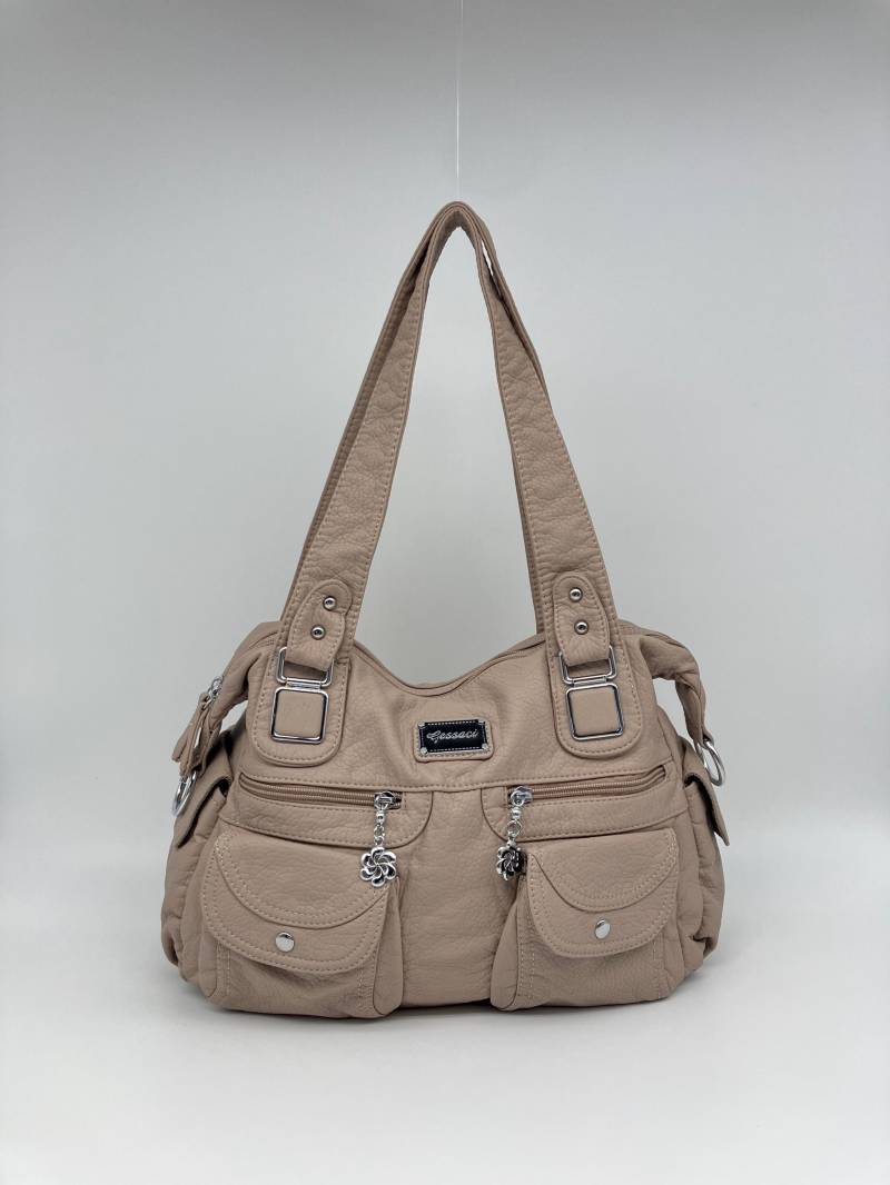 Handtasche Im Y2K-Vintage-stil Mit Abnehmbaren Schultergurt - Gessaci Amber Beige Handtasche Im Y2K-Vintage-stil Mit Abnehmbaren Schultergurt - Gessaci Amber Beige von Kalegant