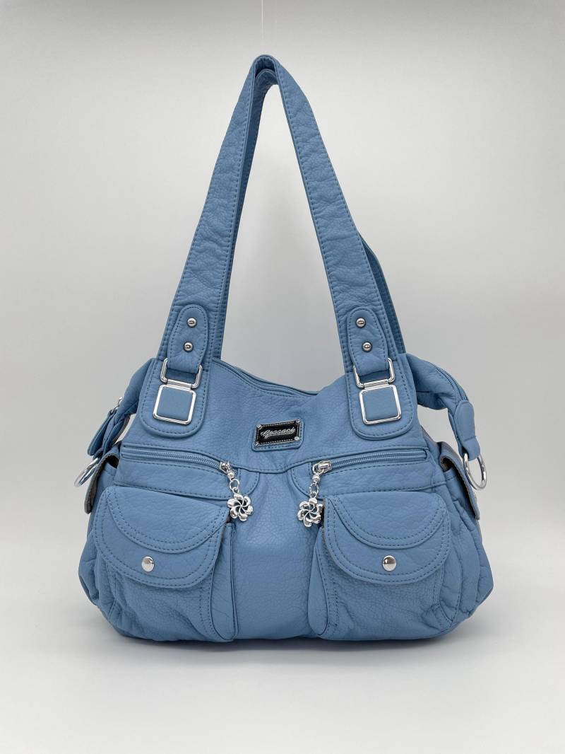 Handtasche Im Y2K-Vintage-stil Mit Abnehmbaren Schultergurt - Gessaci Amber Hellblau Handtasche Im Y2K-Vintage-stil Mit Abnehmbaren Schultergurt - Gessaci Amber Hellblau von Kalegant