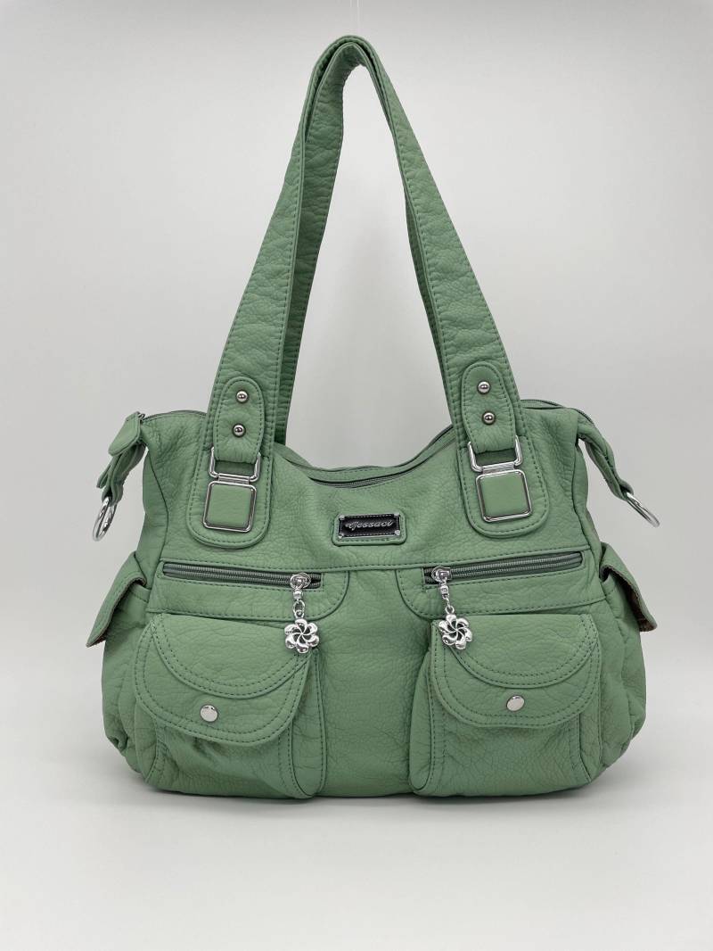 Handtasche Im Y2K-Vintage-stil Mit Abnehmbaren Schultergurt Tasche - Gessaci Johanna Grün Handtasche Im Y2K-Vintage-stil Mit Abnehmbaren Schultergurt Tasche - Gessaci Johanna Grün von Kalegant